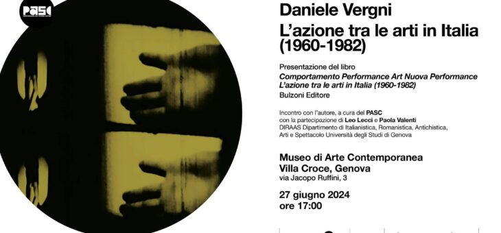 presentazione libro di Daniele Vergni – L’azione tra le arti in Italia (1960-1982)