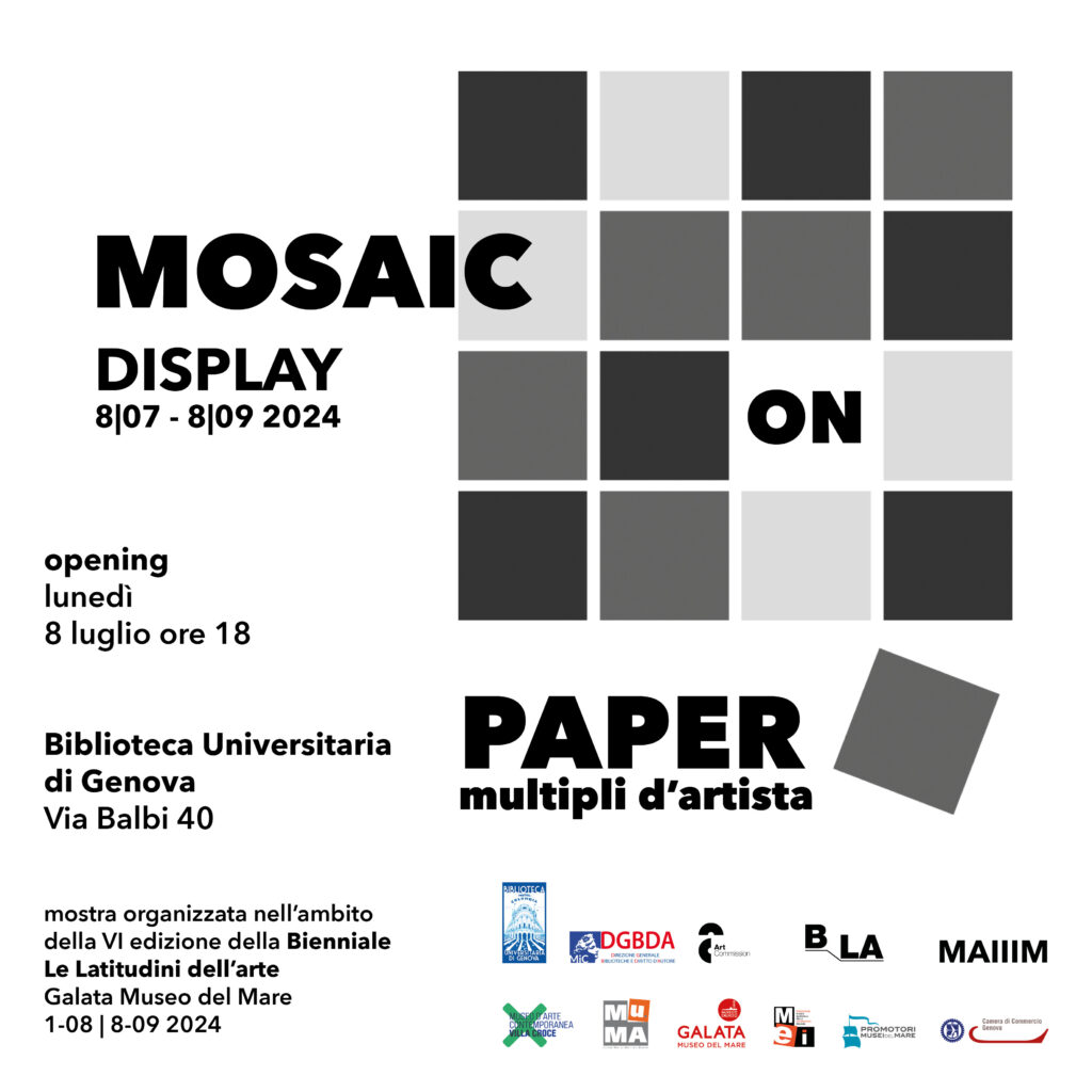 invito Mosaic BUGe - II mostra collaterale a BLA 2024